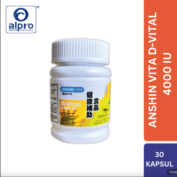 Anshin Vita D-Vital 4000 Iu 30Tab